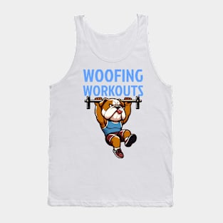 Woofing Workouts: Bulldog's Pull-Up Challenge Tank Top